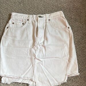 Stylish White Denim Skirt RAG & BONE